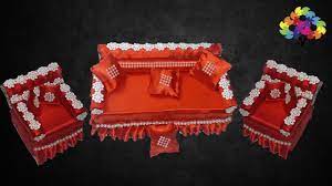 طريقة عمل ديكور على شكل طقم كنب من الكرتون والقماش أعمال يدوية youtube