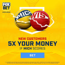 Fox bet has been steadily growing their user base and its promotional fox sports purchased 5% of the stars group for approximately $236 million. 5x Your Money If Either Michigan Or Wisconsin Scores At Least 1 Point At Fox Bet Michigan