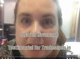 Sharon Kavanagh Testimonial for Tradesmen.ie « Tradesmen.ie Blog  Tradesmen.ie Blog
