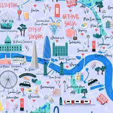 Carte de Londres Impression de voyage de Londres Carte - Etsy Canada