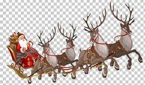 Santa sleigh reindeer clipart collection. Santa Claus S Reindeer Santa Claus S Reindeer Rudolph Png Clipart Antler Christmas Christmas Clipart Christmas Decoration Christmas