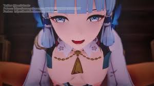 Kamisato Ayaka Springbloom Missive Genshin Impact 3D HENTAI Animation
