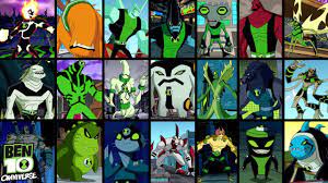 EVERY CLASSIC ALIENS TRANSFORMATIONS IN OMNIVERSE | BEN 10 - YouTube