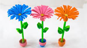 Maybe you would like to learn more about one of these? Diy Small Paper Flower Pot Miniature Vase Handmade Craft Home Decoration Ideas Youtube