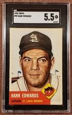 Hank Edwards Baseball Cards