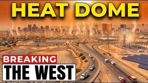 🚨 Record Heat Dome Locks Over the West This Weekend — 40 Million Under  Warning