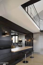 Renovation Duplex Sous Les Toits Semi Open Kitchen Home Deco Home