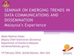 Pada tahun 1965, biro statistik telah bertukar nama kepada jabatan perangkaan malaysia dan beroperasi di bawah peruntukan akta perangkaan 1965. Abdul Rahman Hasan Deputy Chief Statistician Economy Department Of Statistics Malaysia 19 February 2010 United Nations New York Ppt Download