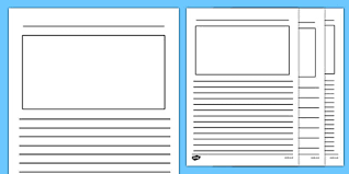 A piece of writing • in conclusion • ˜nally • lastly • to sum up find more free resources on teaching writing on our website. Blank Writing Paper With Picture Box Primary Resources