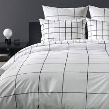 Aesthetic Black And White Grid Comforter Grid Black Duvet Cover Black Duvet Cover Black Duvet Full Duvet Cover