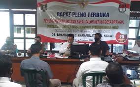 Pidato pembukaan ketua panitia pemilihan. Sambutan Ketua Panitia Pemilihan Kepala Desa Brangol Desa Brangol