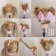 pin de cari sds en リボン編み込みツイン peinados kawaii peinados japoneses peinados poco cabello