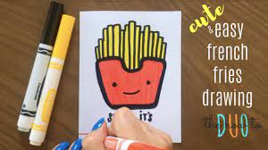 How To Draw Cute Easy French Fries With Crayola Markers Hand Lettering Brush Lettering Youtube See more ideas about copic, copic marker drawings, drawings. how to draw cute easy french fries with crayola markers hand lettering brush lettering