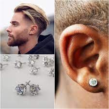 Best Men S Ear Piercing Ideas Where To Buy Mens Earrings Positivefox Com Men Earrings Stud Earrings For Men Guys Ear Piercings