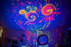 Click For More Neon Painting Black Light Room Wall Painting