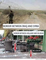 Border Between Holland And Belgium Weknowmemes Funny Pictures Netherlands Holland