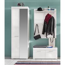 Garderoben set einfach online kaufen! Garderobenset Amandies007 Weiss Hochglanz Weiss 3 Teilig 569 00