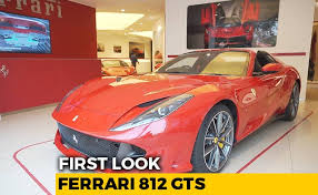 Cry 9,500rpm, and let slip the v12, he probably wouldn't have written. Ferrari 812 Gts Comes To India