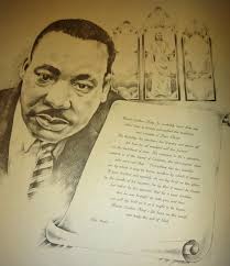 Vintage MLK Poster "Martin Luther King Jr. Life Here was Truly the Will of  God"