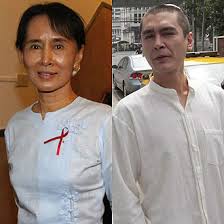 Siaran televisi militer pada senin (1/2) pagi mengumumkan. Aung San Suu Kyi Reunited With Son Khamerlogue