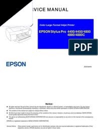 Die software für alle funktionen beinhaltet alles. Epson Pro 4400 4450 4800 4880 4880c Sm