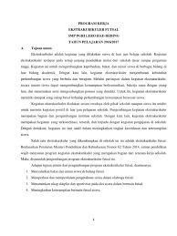 Ekstrakurikuler futsal smk aryasatya teknologi patikraja. Program Kerja Ekstra Futsal Docx