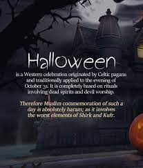 An islamic perspective every year, on the evening of october 31st, millions of children across north. Zohra Sarwari On Twitter Bismillah So Many Muslims Celebrate Halloween Think It S No Big Deal I Hear It S Just Kids Dressing Up Having Fun It S Just Kids Going To The Neighborhood