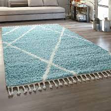 Die zahlreichen verfügbaren größen machen den teppich zum optimalen einric. Hochflor Teppich Rauten Design Teppichcenter24