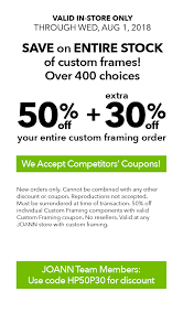 50 Off Plus Extra 30 Off Your Entire Custom Framing Order Apply In Store Hp50p30 Online Coupons Coupons Store Coupons