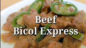 Beef Bicol Express Pinoy Recipe Panlasang Filipino Pinoy Recipe How To Cook Bicol Express Na Baka Youtube