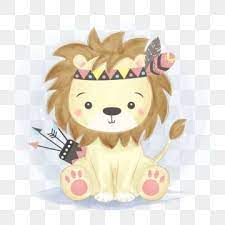 Adorable Tribal Lion Illustration Lion King Clipart Adorable Animal Png And Vector With Transparent Background For Free Download In 2021 Lion Illustration Tribal Lion Baby Animal Drawings