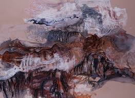 Ross Booker Mapping Landscape Central Australia Art Painting Painting Drawing