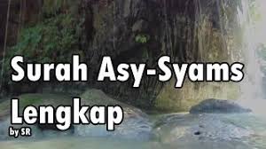 Surah asy syams didalamnya terdapat dorongan terhadap manusia untuk membersihkan jiwanya agar mendapat kebaikan didunia dan akhirat, dan halnya kaum tsamud yang teah di azab, maka orang yang mengotorinya jiwanya akan ditimpa azab seperti kaum tersebut. Surah Al Syams Rumi