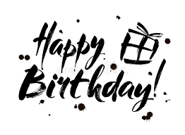 Search, discover and share your favorite black happy birthday gifs. Happy Birthday Inscription Greeting Card With Calligraphy Hand Drawn Design Black And White Stock Vector Illustration Of Retro Quote 82129723