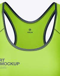 Download Women S Sport Kit Mockup Front View In Apparel Mockups On Yellow Images Object Mockups