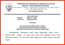 Check spelling or type a new query. Setda Prov Kalteng Jadwal Pelaksanaan Simulasi Cat Bkn Provinsi Kalimantan Tengah Tahun 2020