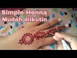 Mulai dari motif henna yang mudah dan sederhana sampai motif henna yang paling sulit. Simple Henna For Hand Mudah Banget Ditiru Youtube