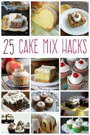 25 Cake Mix Hacks To Make Your Boxed Cake Mixes Taste Homemade Doctored Cake Mix Recipes Cake Mix Desserts Boxed Cake Mixes Recipes