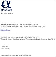 Sie hat ihren sitz in munsbach (luxemburg) und operiert vorwiegend im mitteleuropäischen. Achtung Fake E Mail Von Der Advanzia Bank