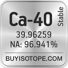 Ca-40 Isotope, Enriched Ca-40, Ca-40 Carbonate, Ca-40 Oxide
