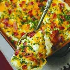 Paula Deen S Twice Baked Potato Casserole Recipe Potatoe Casserole Recipes Twice Baked Potatoes Casserole Baked Potato Casserole