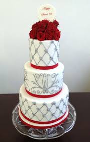 Explore sweet shoppe mom and simply sweets'. Sweet 16 Birthday Cake With Fresh Spray Roses Silver Piping With Royal Icing Sweet 16 Birthday Cake Cake Red Birthday Cakes