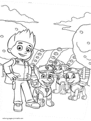 Follow the rescue dog team and ryder on their adventures in this adorable nick jr. Paw Patrol Coloring Pages Free Skye Sky Coloring Pages Printable Com
