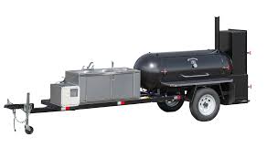 3 Bowl Clean Up Sink Trailer Mounted Meadow Creek Barbecue Supply