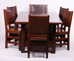 Gustav Stickley Rectangular Dining Table Rectangular Dining Table Dining Chairs Gustav Stickley