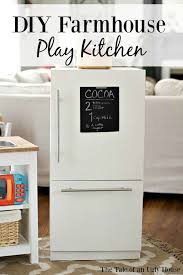 That is the only bad side that i can think of. Diy Farmhouse Style Play Kitchen Pottery Barn Hack Ikea Play Kitchen Diy Play Kitchen Play Kitchen