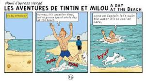 My Own Tintin Vacation At The Beach By Kaka Rai Tintin Beach Vacation