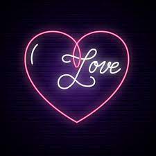 Love With Heart Led Neon Sign Neon Signs Neon Art Neon