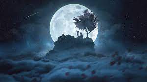 Follow the vibe and change your wallpaper every day! 4k Talking To The Moon Wallpaper Hd Artist 4k Wallpapers Images Photos And Background