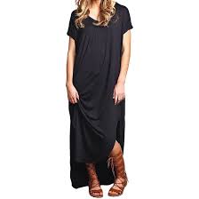 Black Piko Rounded Hem Maxi Dress Piko Dress Dresses Organic Clothing